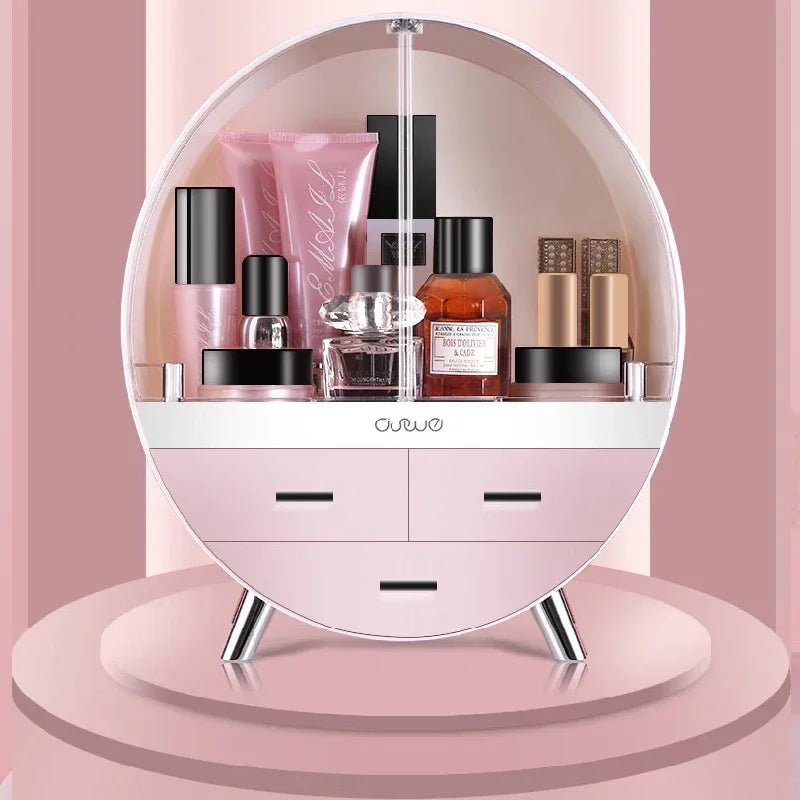 boite à rangement maquillage rose