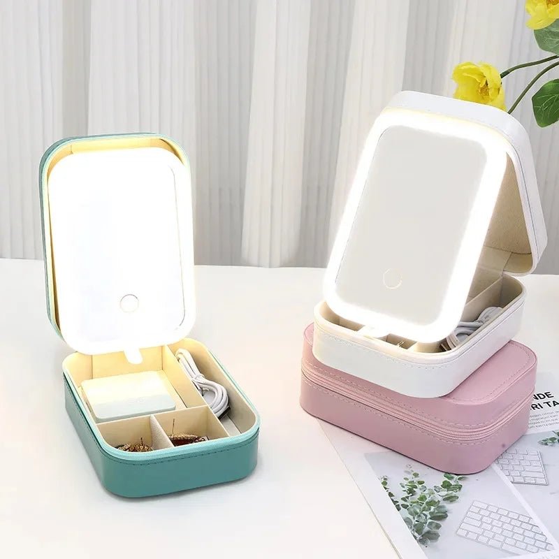 boite à rangement maquillage lumineux