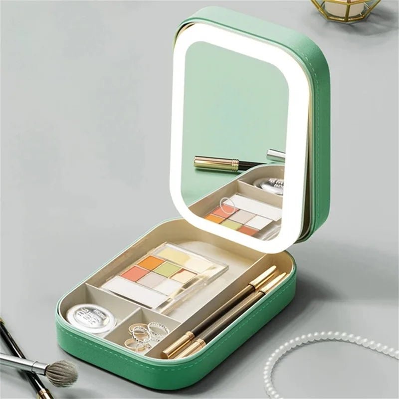 boite à rangement maquillage vert