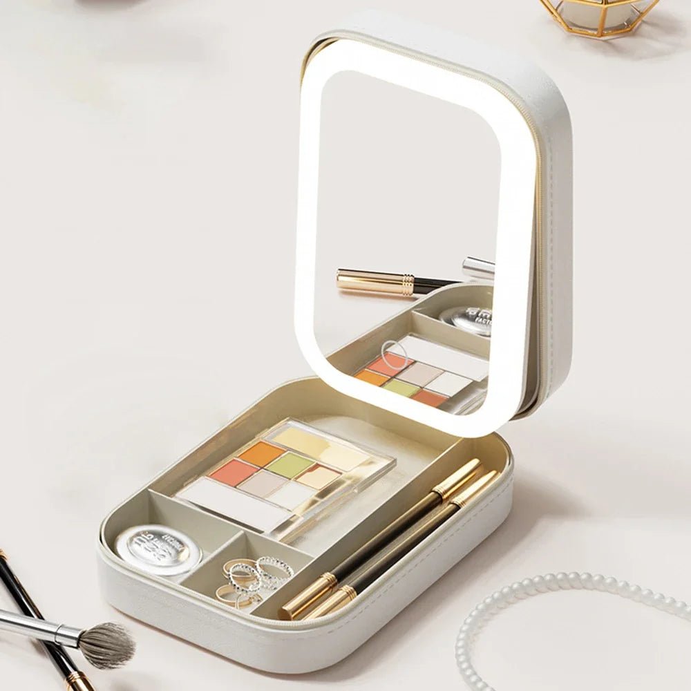 boite à rangement maquillage blanc