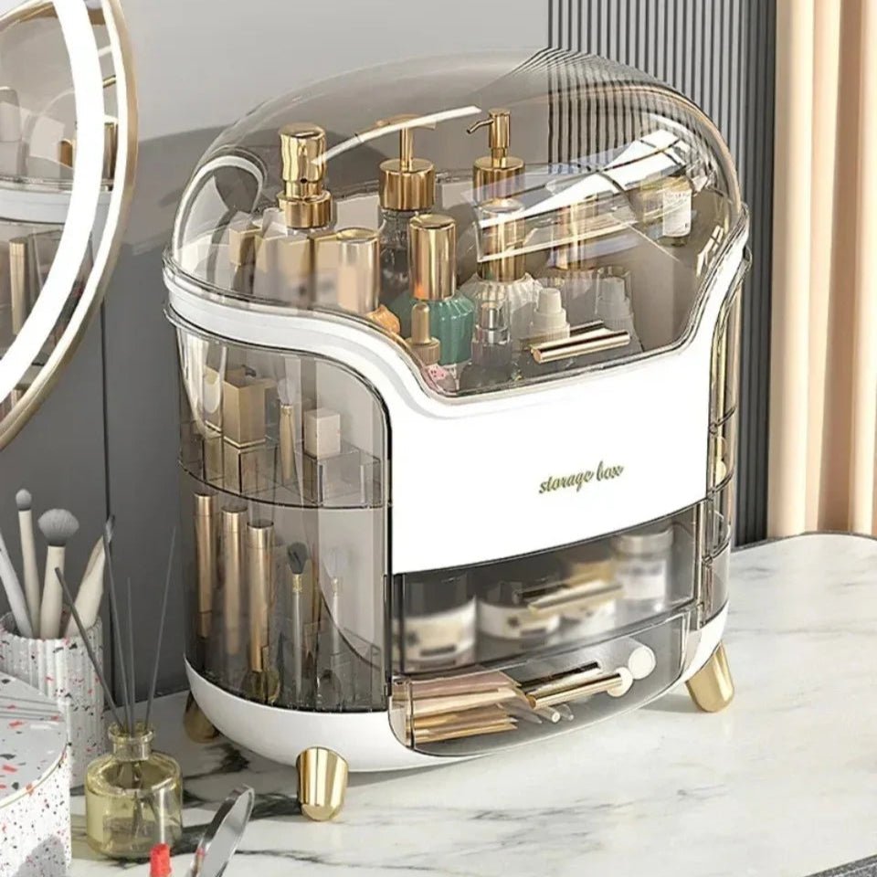 boite à rangement maquillage premium blanc