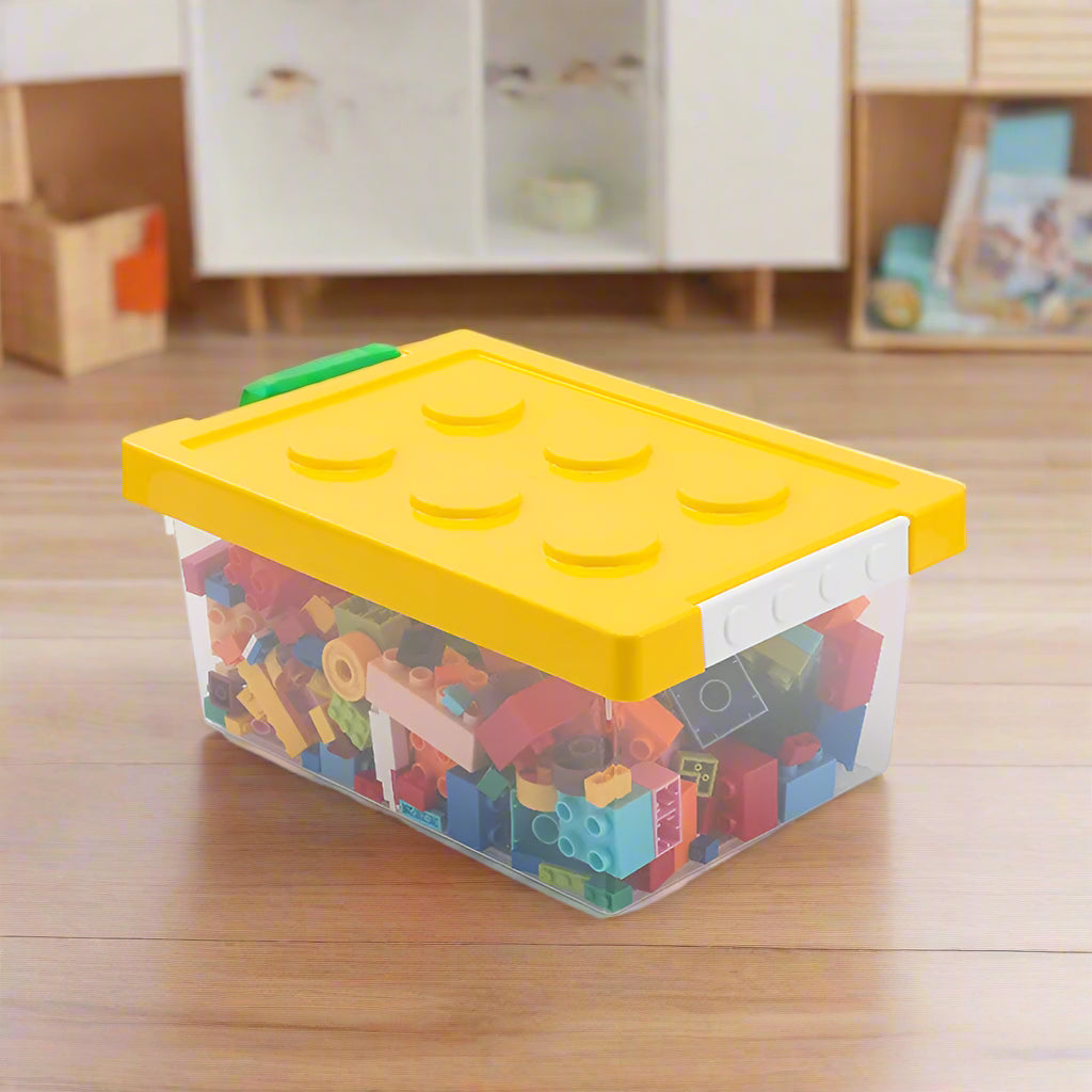 boite rangement plastique briques construction chambre enfant