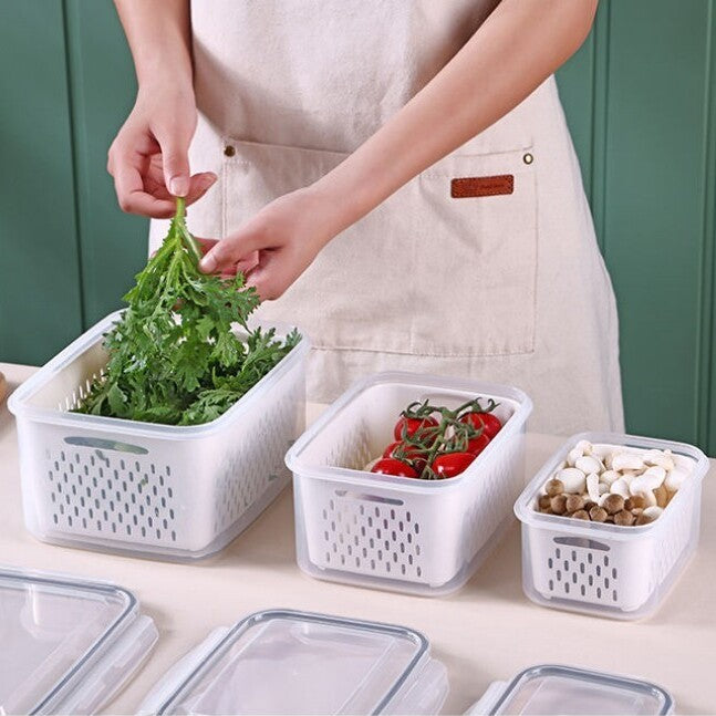 boites de rangement pour frigo légumes