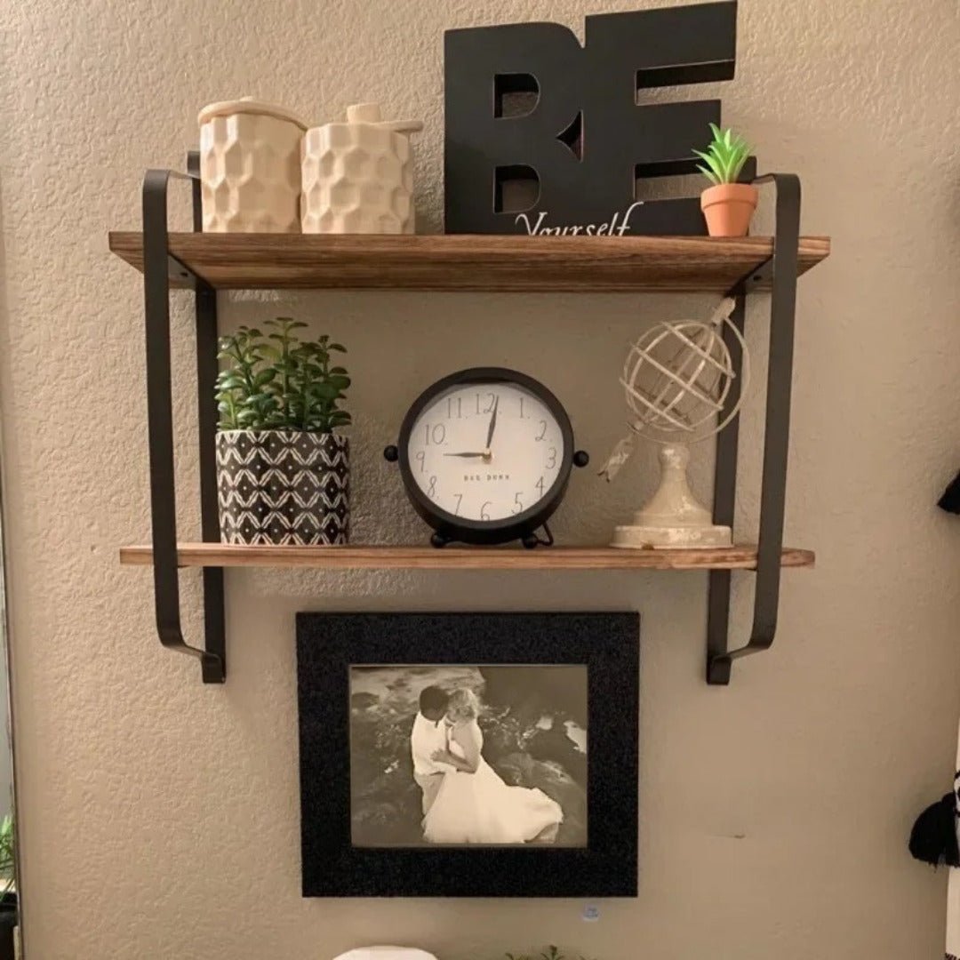 étagère en bois murale design