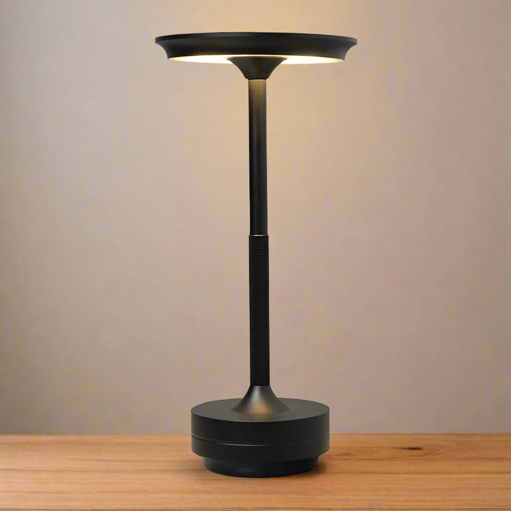 lampe de chevet design noir