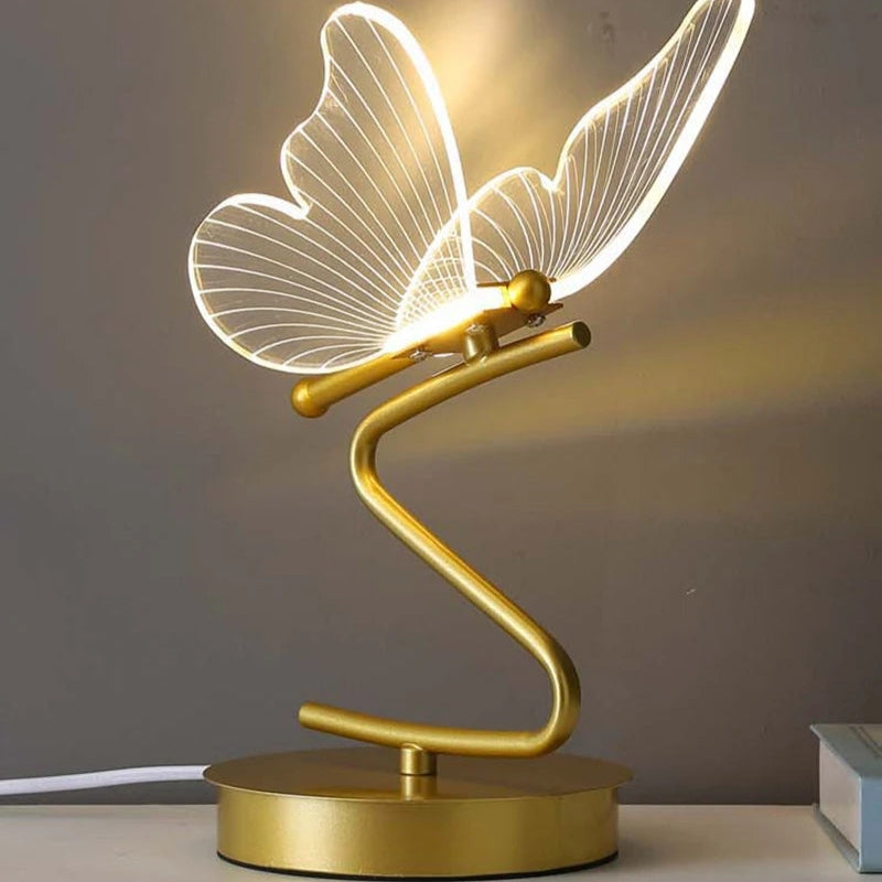 lampe de chevet papillon apaisante