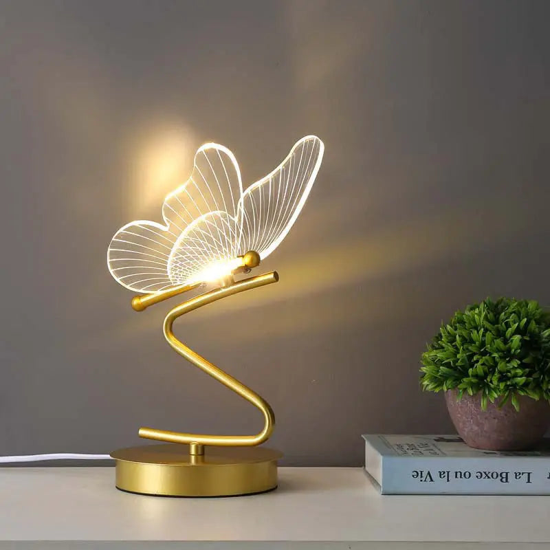 lampe de chevet papillon bureau