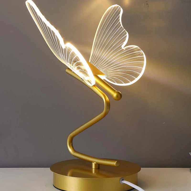lampe de chevet papillon intemporelle
