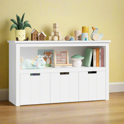 meuble pour ranger des jouets-chambre-jaune