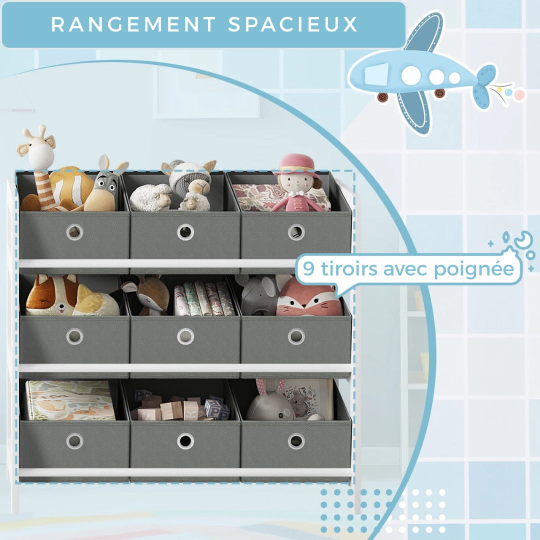meuble rangement jouet spacieux