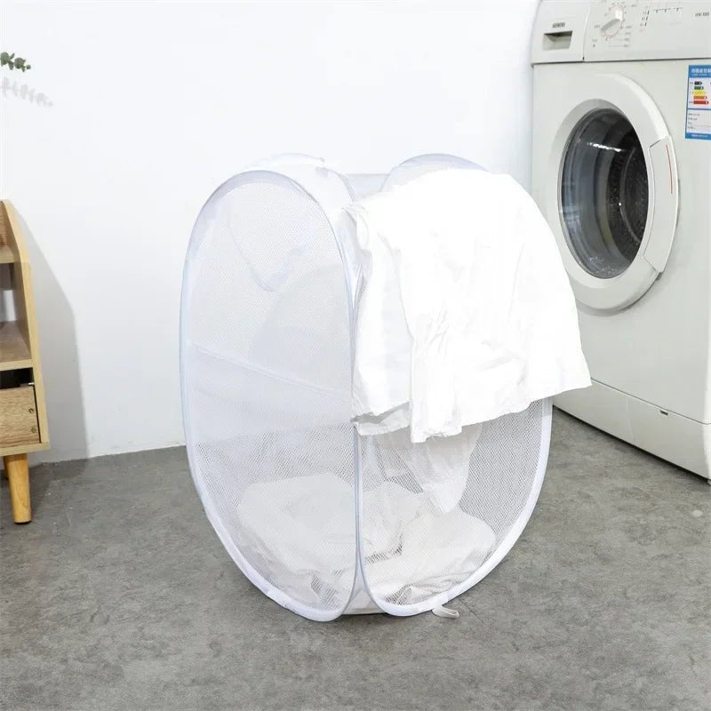panier à linge pliable vêtements buanderie