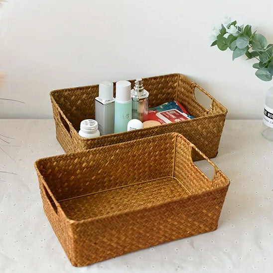 panier de rangement salle de bain comptoir