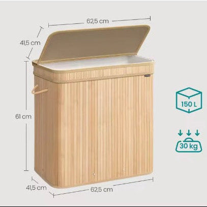 Panier à linge bambou | Panüzen™