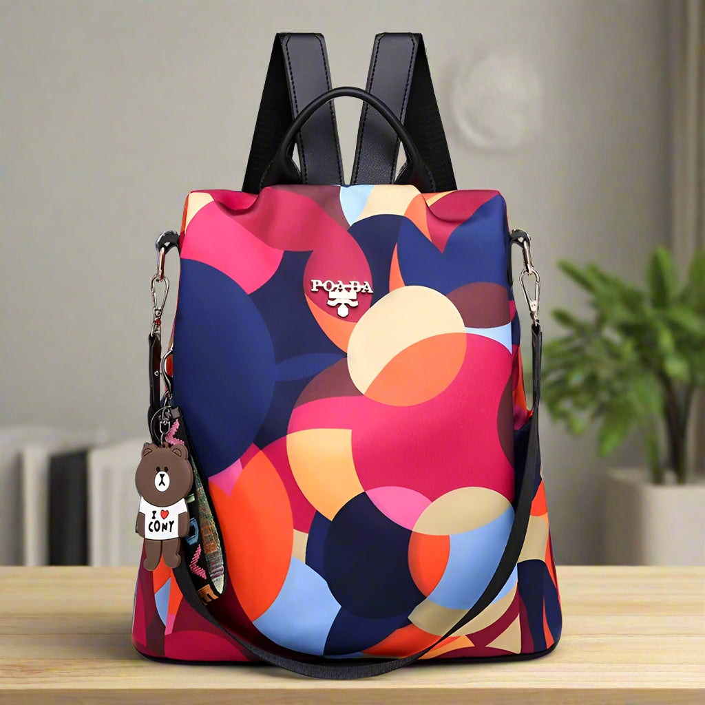 sac à dos multicolore