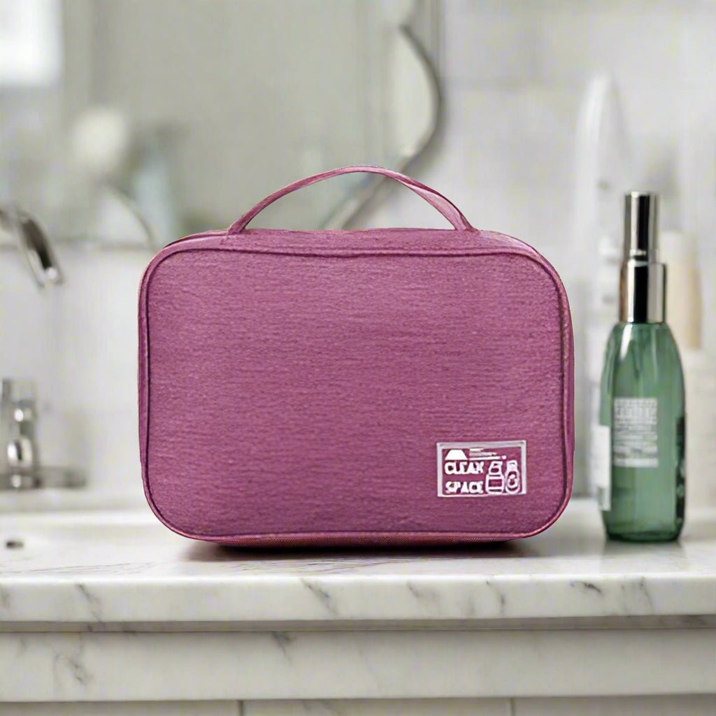 trousse de toilette rose