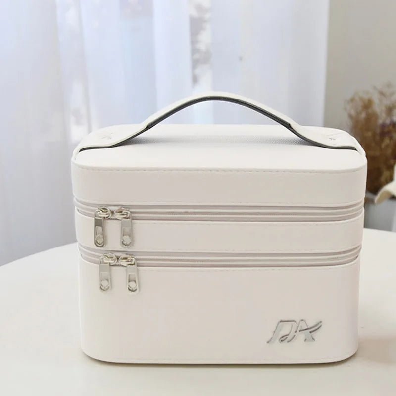 trousse de toilette femme blanc