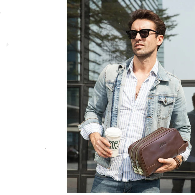 trousse de toilette homme tendance