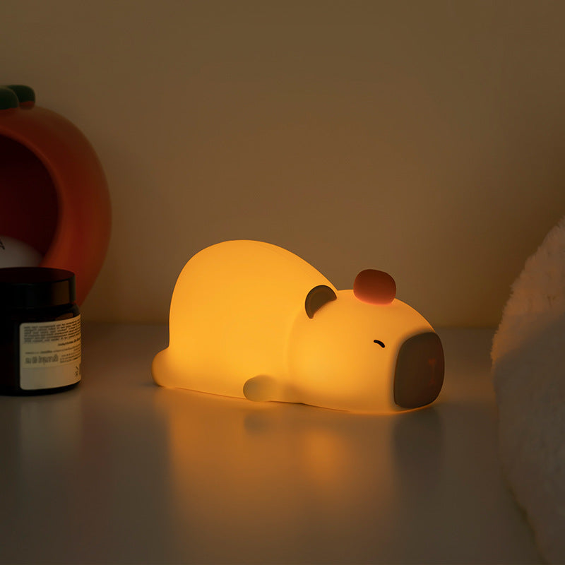 veilleuse bébé capybara