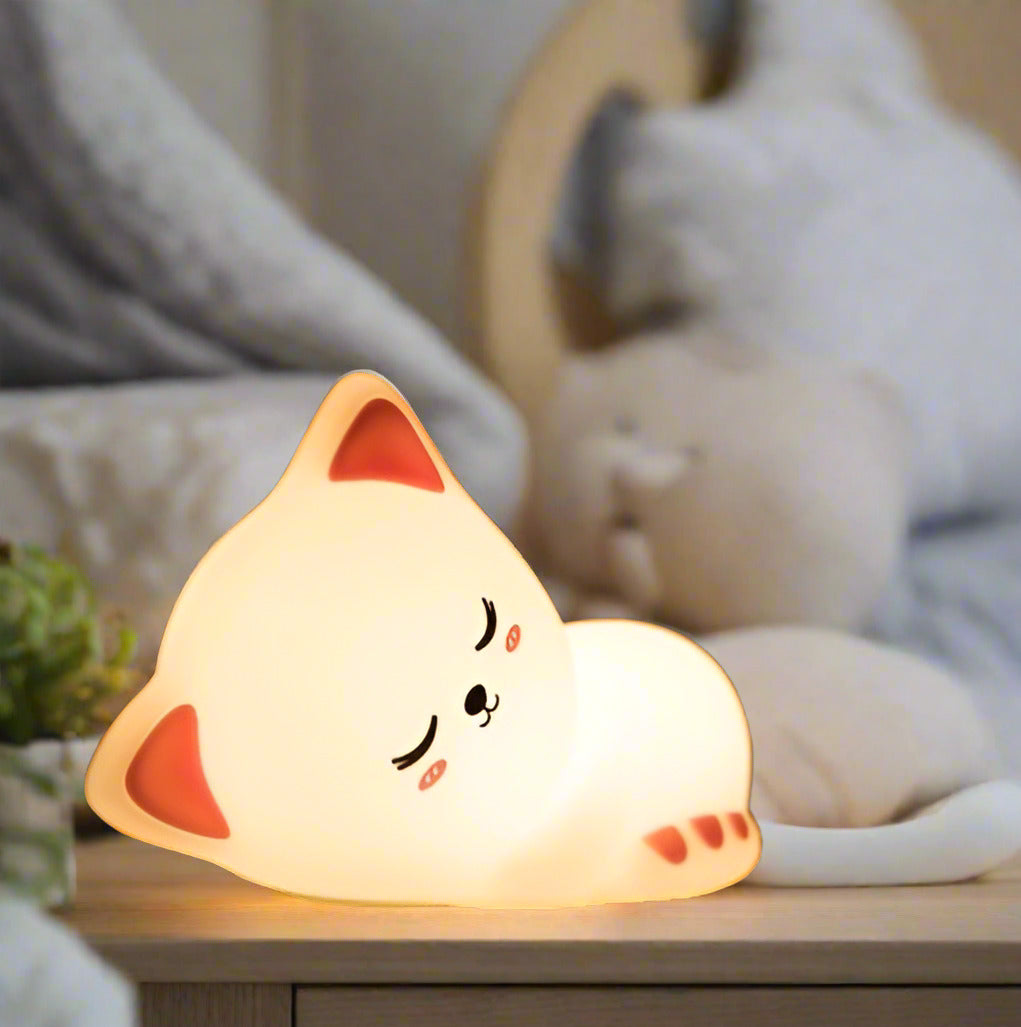 veilleuse bébé chaton chambre