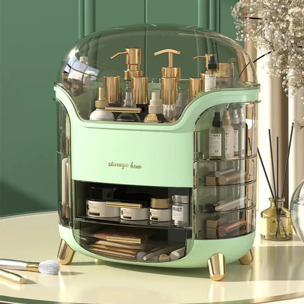 boite à rangement maquillage premium vert