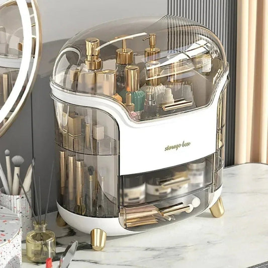boite à rangement maquillage premium blanc