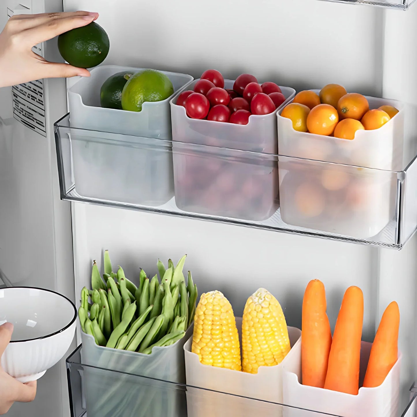boites de rangement pour frigo légumes