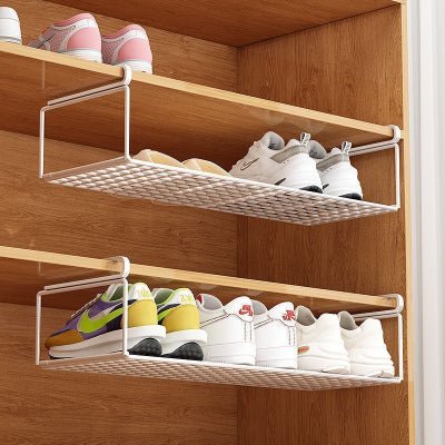 étagère à chaussures blanc