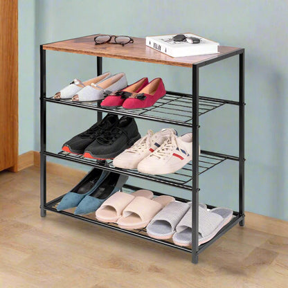 étagère à chaussures dans l'entrée