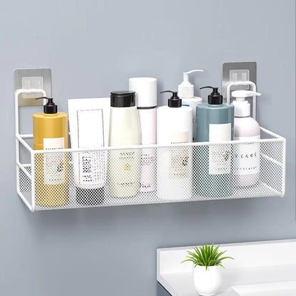 étagère murale pour salle de bain blanche
