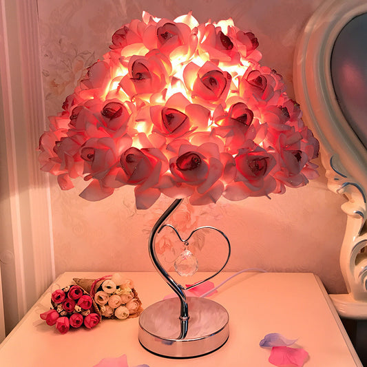 lampe de chevet rose