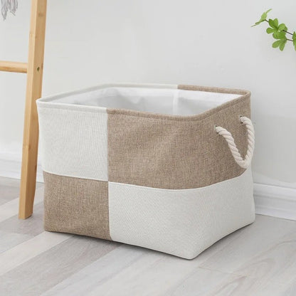 panier de rangement brun salon