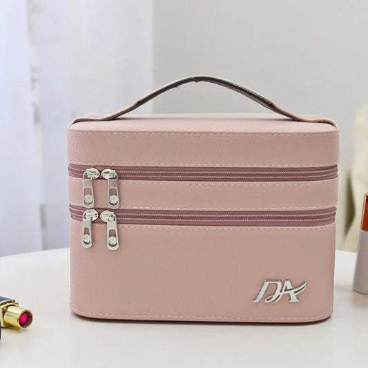 trousse de toilette femme rose