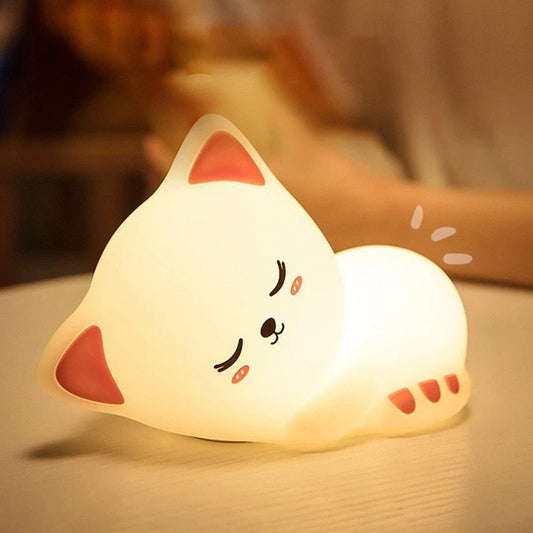 veilleuse bébé chat