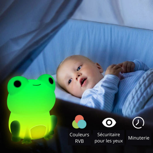 veilleuse bébé grenouille
